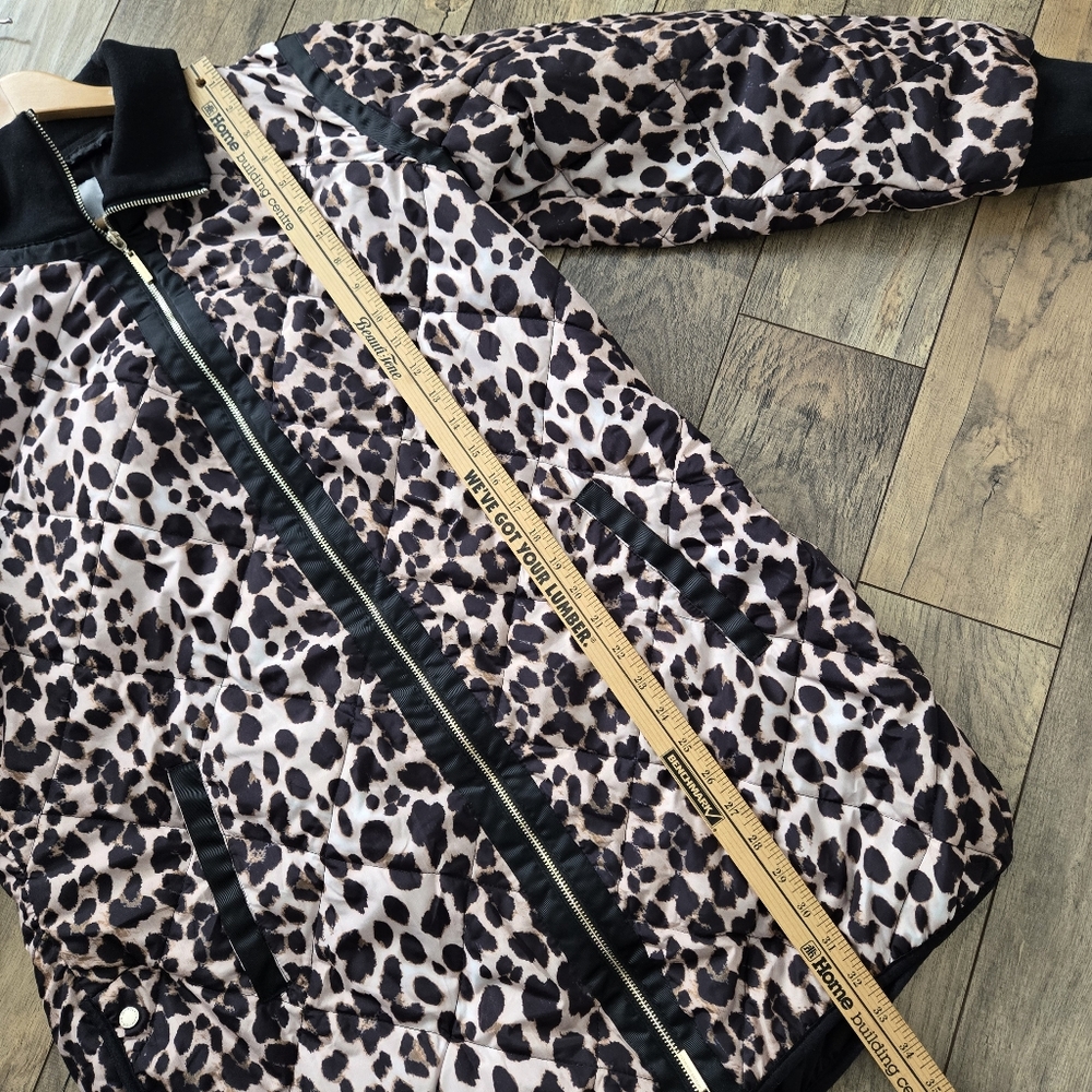 HILRAY RADLEY for Katherine Barclay Womens Bold Chic Leopard Print Xl Jacket - Picture 11 of 15